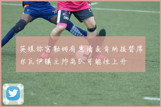 英媒称富勒姆有意请麦肯纳接替席尔瓦伊镇主帅离队可能性上升